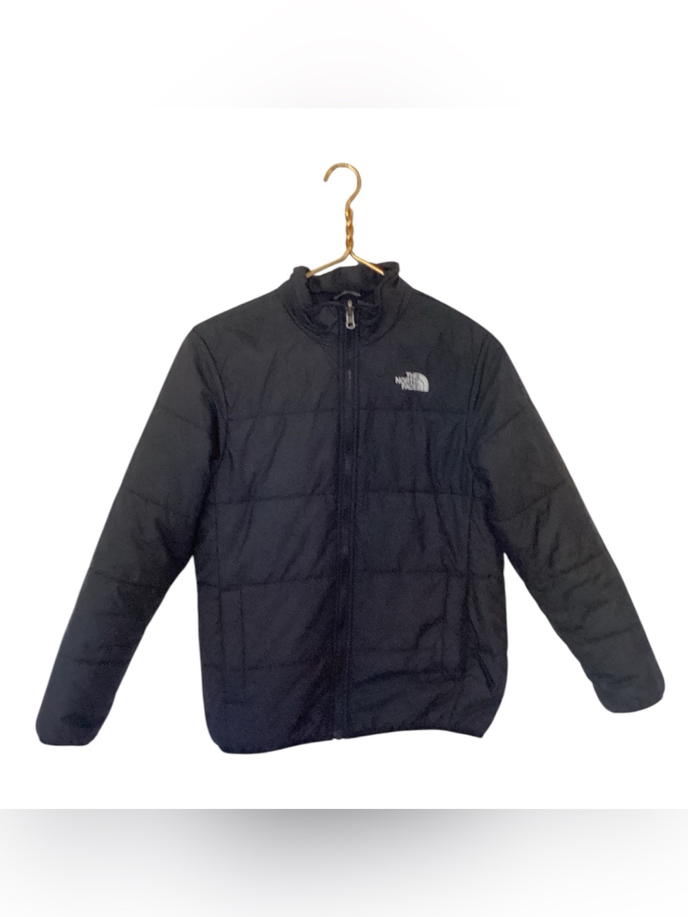 THE NORTH FACE Black Lightweight Puffer Basic Jacket Boys Size L